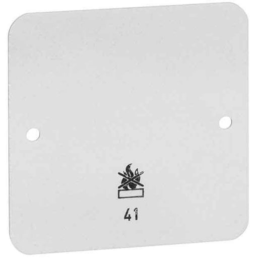 Peha - Bodenplatte für Aufputzinstallation Bodenplatte 2-fach ws D 42 für AP-Gehäuse