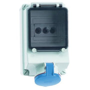 Bals Elektrotech - CEE-Steckdose abschaltbar, abgesichert (IEC 60309) Wandsteckdose 15058