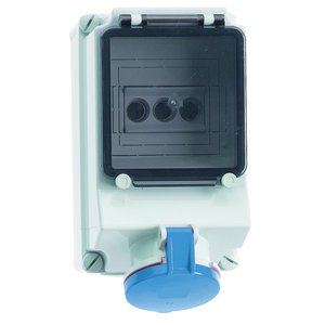 Bals Elektrotech - CEE-Steckdose abschaltbar, abgesichert (IEC 60309) Wandsteckdose 15058