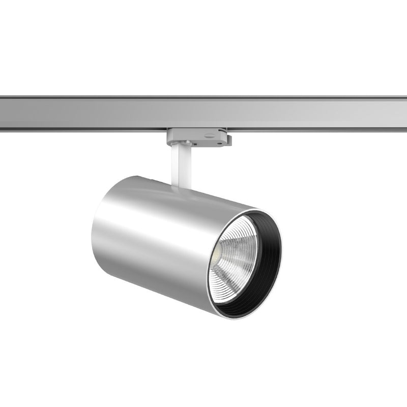 RZB - Downlight/Strahler/Flutlicht LED-Stromschienenstrahler 742226.004.1 940, silber