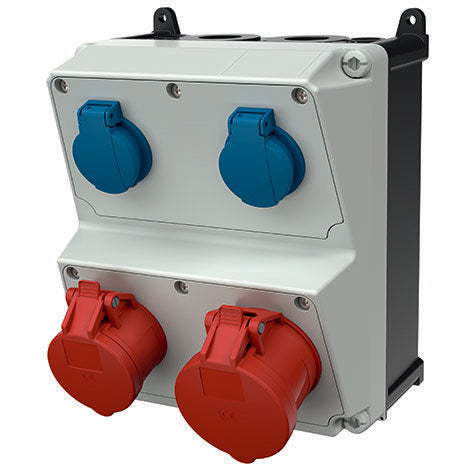 Mennekes - CEE-Steckdosen-Kombination (IEC 60309) Steckdosen-Kombination 920025 AMAXX