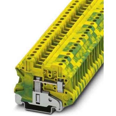 Phoenix Contact - Trenn- und Messtrenn-Reihenklemme Durchgangsreihenklemme UT 4-MTD-PE/S − 50 Stück