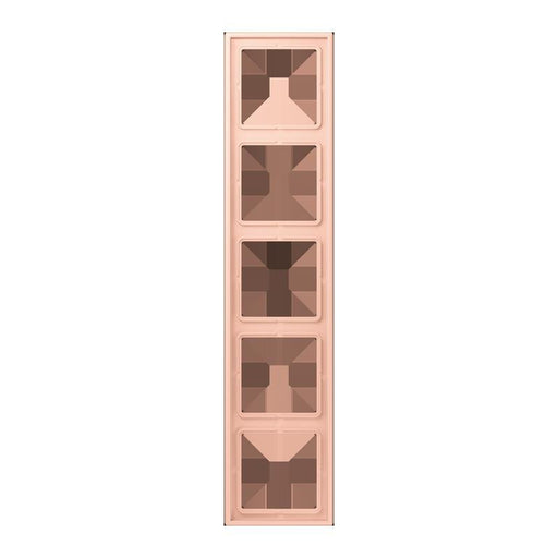 Jung - Abdeckrahmen Rahmen 5-fach LC 985 234 locre rouge clair