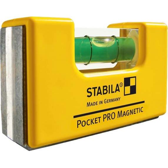 Stabila - Wasserwaage Mini-Wasserwaage Pocket ProMagn.17953 7cm, m. Magnetsystem