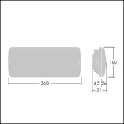 Thorn - Sicherheitsleuchte LED-Notlichtleuchte VOYAGER SO #96637561 weiß