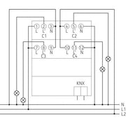 Theben - Bussystem-Dimmaktor Dimmaktor DM 4-2 T KNX 4-fach