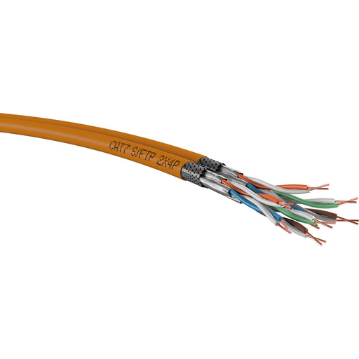 Acome - Daten- und Kommunikationskabel TN-7000-2 Kat.7 orange R7480F-Cca-T500 8P S/FTP AWG23 − 500 Meter