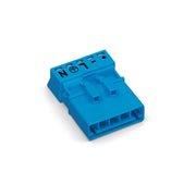 WAGO - Steckverbinder für steckbare Gebäudeinstallation Stecker 5-polig 890-1115 Kod. I,blau − 50 Stück