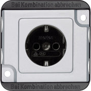 Merten - Steckdose SCHUKO-Steckdose MEG2400-7060 mattsilber
