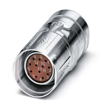 Phoenix Contact - Rundsteckverbinder, feldkonfektionierbar (Industriesteckverbinder) Kabelsteckverbinder CA-17F1N8A85DUS