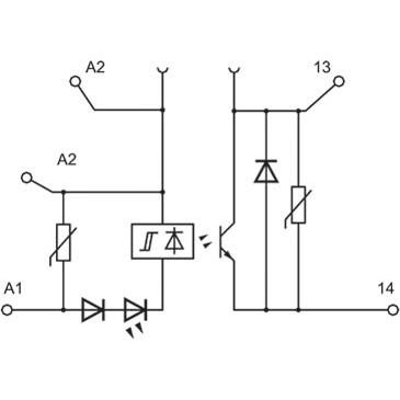 Weidmüller - Optokoppler Solid-State-Relais MOS24VDC/12300VDC1A 12-300VDC