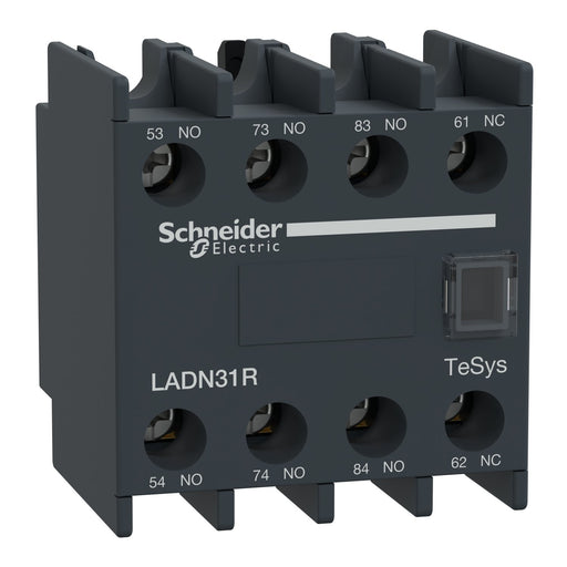 Schneider Electric - Hilfsschalterblock Hilfskontaktblock TeSys LADN31R Deca 3NO+1NC