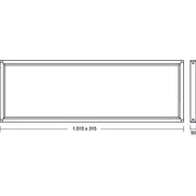 Brumberg Leuchten - Mechanisches Zubehör/Ersatzteile für Leuchten Aufbaurahmen 81032067 weiß