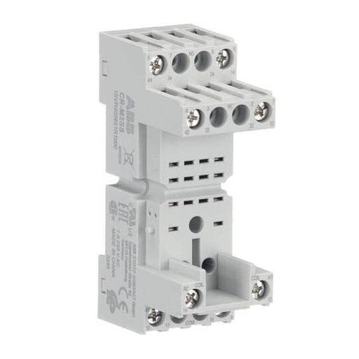 ABB Stotz S&J - Relaissockel Standardsockel CR-M2SS für 2We CR-M Relais − 10 Stück