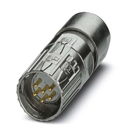 Phoenix Contact - Rundsteckverbinder, feldkonfektionierbar (Industriesteckverbinder) Kabelsteckverbinder M23-06P1N8A8004S − 1 Stück