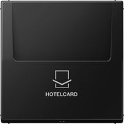 Jung - Abdeckung/Bedienelement für Installationsschalterprogramme Hotelcard-Schalter LS 590 CARD SWM graphitschwarz matt