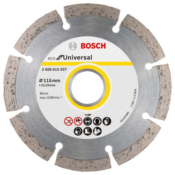 Bosch - Trenn-/Schleifscheibe Diamanttrennscheibe Eco 2608615027 For Universal D: 115
