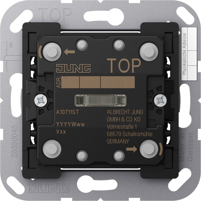 Jung - Bussystem-Tastsensor KNX-Taster Standard A 10711 ST 1-fach