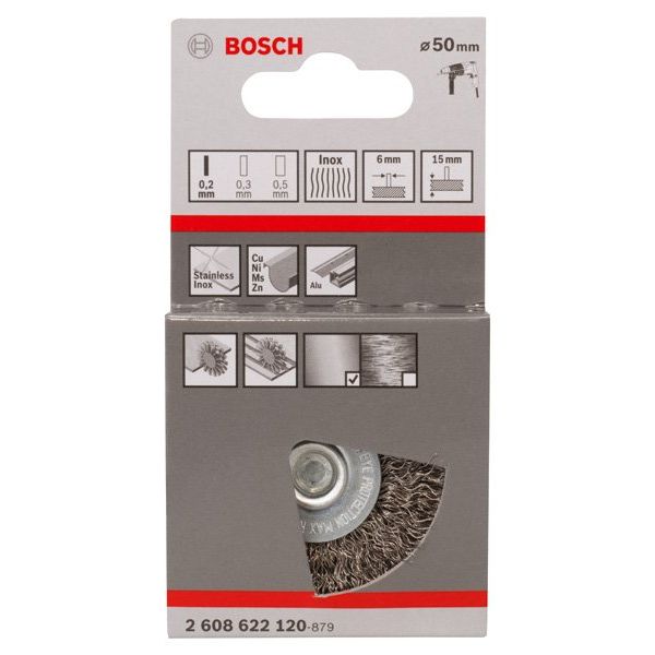 Bosch - Rotierende Drahtbürste PRO Stainless Steel clean 2608622120 Scheibenbürste
