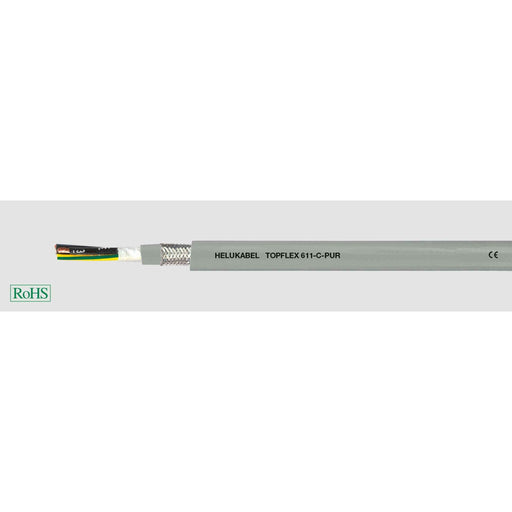 Klimaprime - Energiekabel < 1 kV, für ortsveränderlichen Einsatz HEL TOPFLEX 611-C-PUR 4G TOPFLEX 611CPUR4G6 6 Motor,Servo,Geberl