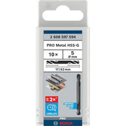 Bosch - Bohrer PRO Metal HSS-G 2608597594 Spiralbohrer mit