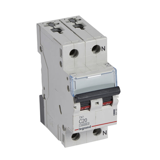 Legrand - Leitungsschutzschalter Legrand 404189 C20A 1-polig+N 10kA