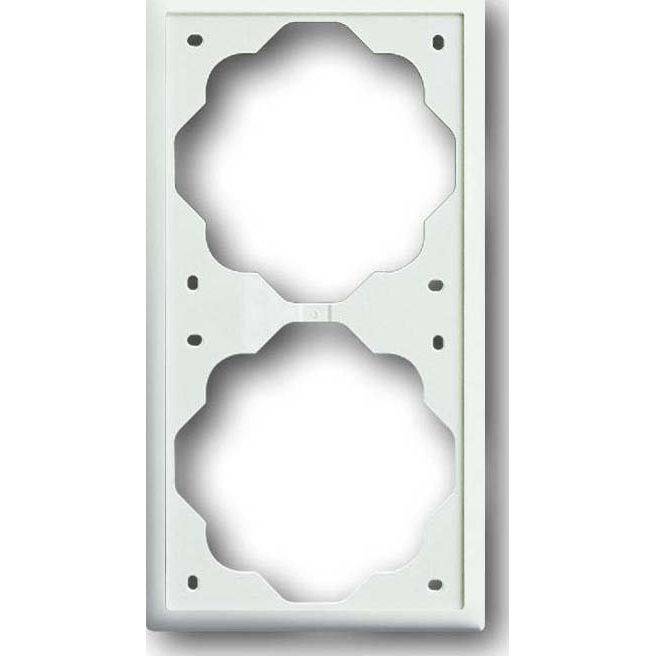 Busch-Jaeger - Abdeckrahmen Rahmen 2-fach 1722-774 studioweiß matt, imp  − 1 Stück
