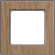 Peha - Abdeckrahmen Rahmen 1-fach D 20.671.201.702 Holz eiche-alu