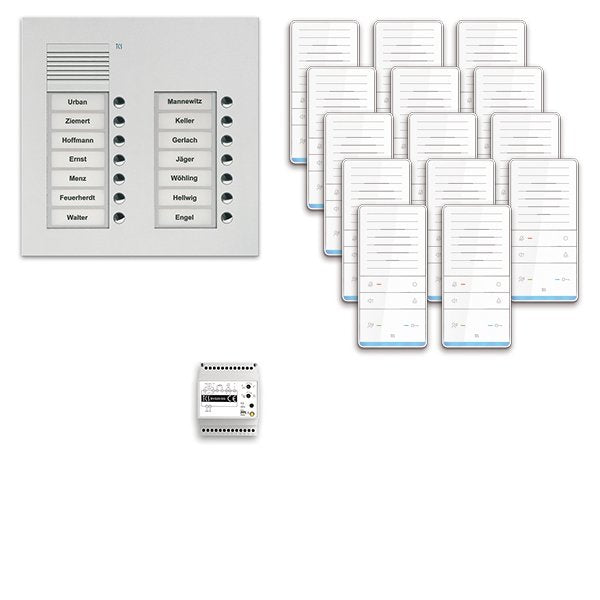 TCS Tür Control - Türsprech-Set audio:pack Unterputz f.1WE PAUF142/001 m. Außenstation PUK