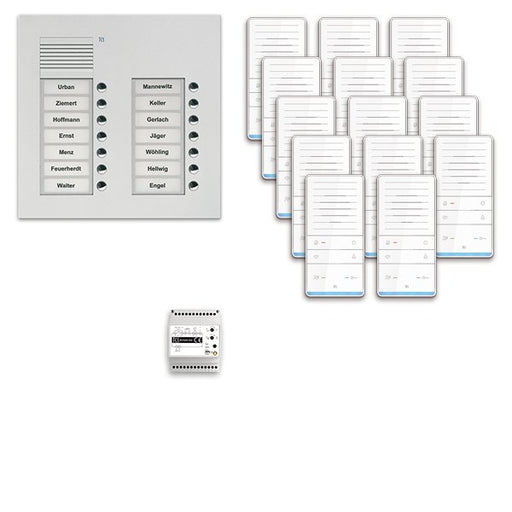 TCS Tür Control - Türsprech-Set audio:pack Unterputz f.1WE PAUF142/001 m. Außenstation PUK