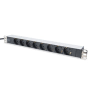 DIGITUS - Power distribution unit (PDU) DIGITUS Steckdosenleiste DN-95401 8fach Alu 1HE