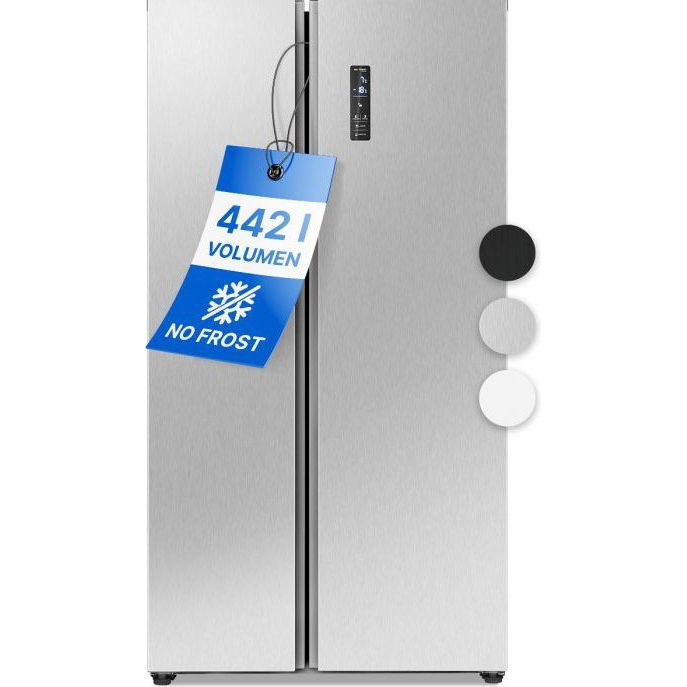 Bomann DA - Kühl-/Gefrierkombination Kühl/Gefrierkombi SBS 7344 ix-look 90cm,442L