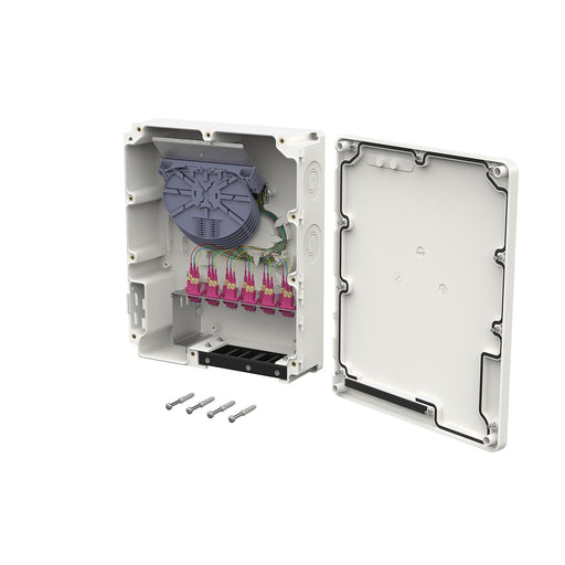 Metz Connect - Patchpanel LWL OpDAT MV 12xLC-D OM4 15036C77512-B splice IP65