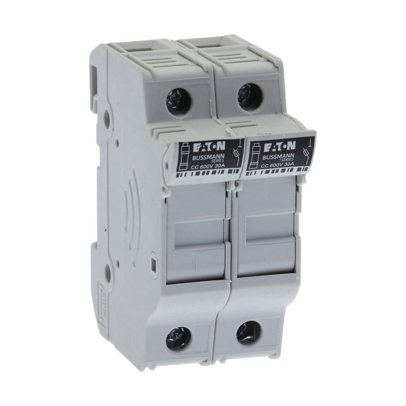 Eaton - Halter für zylindrische Sicherung Sicherungshalter Niedersp. 2Pole 30A #CHCC2DU 30A AC 600V 2polig − 6 Stück