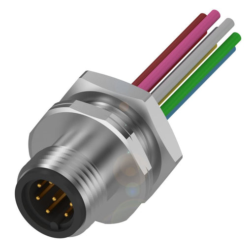 Balluff - Rundsteckverbinder, feldkonfektionierbar (Industriesteckverbinder) Flanschsteckverbinder BCC M458-000#BCC0CYE − 1 S
