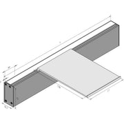 Hera - Decken-/Wandleuchte LED-Wandleuchte 61002638001 edelstahloptik
