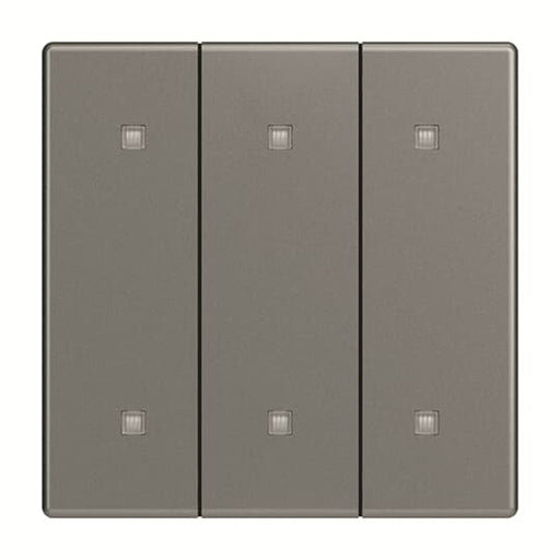 Busch-Jaeger - Abdeckung/Bedienelement für Installationsschalterprogramme Wippe 3-fach 2570-30-803 Elektroniktaster