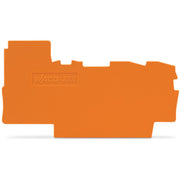 WAGO - Abschluss- und Zwischenplatte für Reihenklemme Abschluss-u.Zwischenplatte 2002-7292 0,8mm dick,orange − 25 Stück