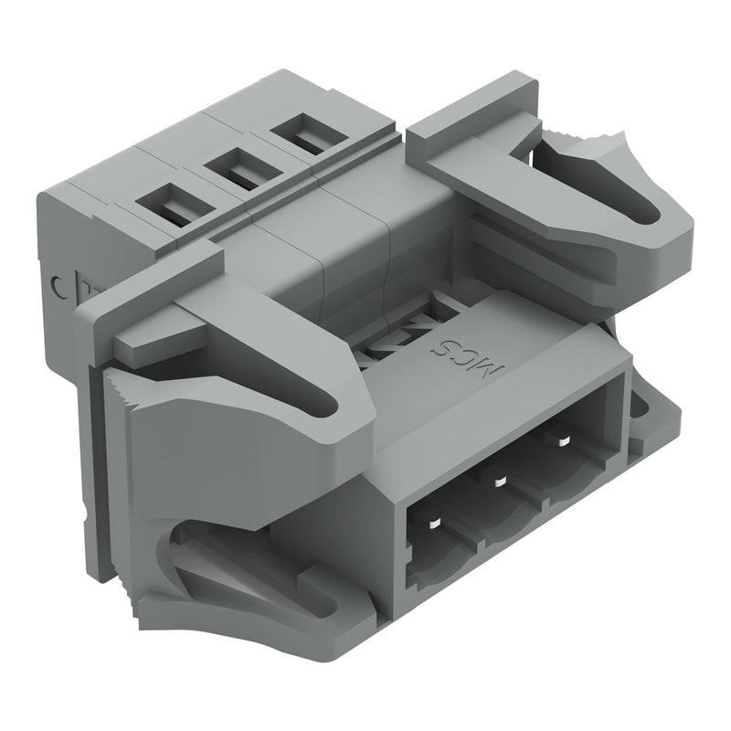 WAGO - Kabelsteckverbinder für Leiterplattensteckverbinder 1-Leiter-Stiftleiste 231-603/114-000 CAGECLAMP,2,5mm²,gr − 50 Stück