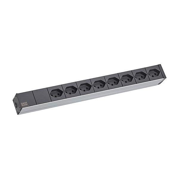 Bachmann - Power distribution unit (PDU) Steckdosenl. 482,6mm(19Z) 800.1262 8xCH T23 3,0m
