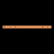 Striebel&John - Sammelschiene Kupferschiene ZX1065 30x10mm L:548mm