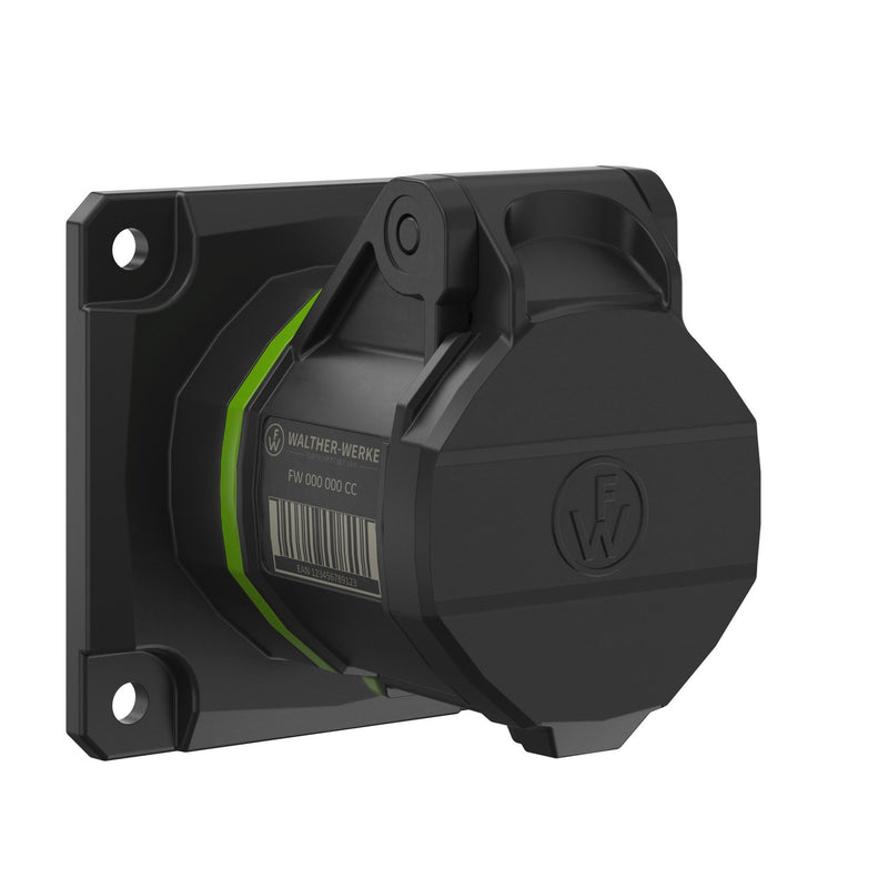 Walther Werke - CEE-Anbausteckdose (IEC 60309) CEE NEO Anbaudose FW410310CC gerade 1 6A 3P 10h