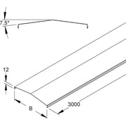 Niedax - Deckel für Kabeltragsystem Deckel für MTC Gitterrinne MTCC 500/7.5° E3 516,7x3000mm − 3 Meter