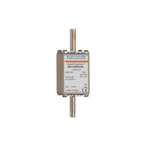 Mersen - Messersicherung Sicherungseinsatz NH1GR80V80 80A Gr.1 AC800V sfü − 3 Stück