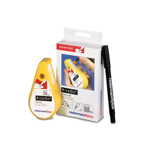 HellermannTyton - Kabelmarkierungssystem RiteOn Etiketten PACK-1401-WH 19,1x50,8mm 150St
