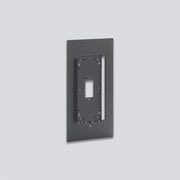 Siedle&Söhne - Zubehör/Ersatzteile für Türkommunikation Nachrüstblende Haustelefon HT/NB 800-0 S Schwarz