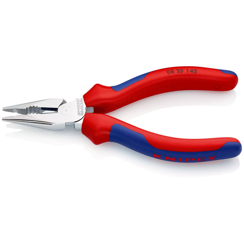 Knipex - Kombizange Spitzkombizange 08 25 145 SB verchromt, 145mm