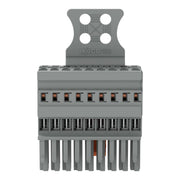 WAGO - Ein- und mehrpolige Klemmenleiste 1-Leiter-Federleiste 769-109/144-000 CAGECLAMP,4mm²,gr − 10 Stück