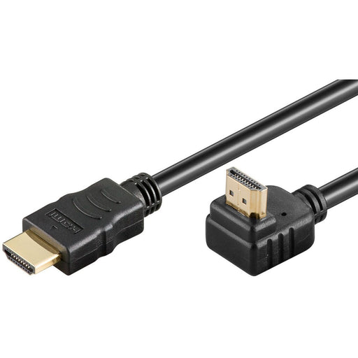 Goobay - Konfektioniertes A/V-Kabel High Speed HDMI-Kabel 61296 90°,Ethernet,4K,60Hz
