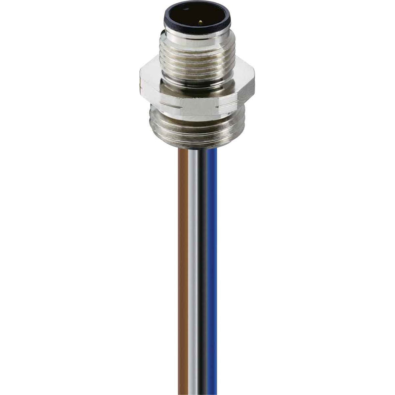 Belden - Rundsteckverbinder, Einbau (mit Leitung) Einbaustecker M12 RSFM 4/0,5m